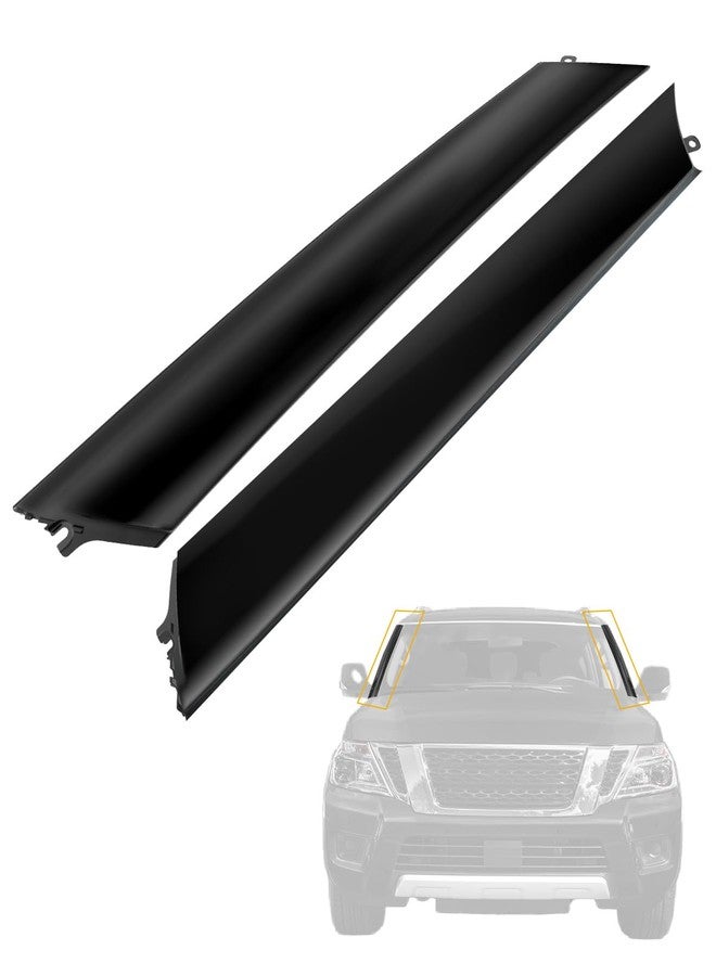 Gledewen Windshield Trim Molding A-Pillar, Front pair - Image 1