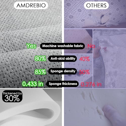 Amdrebio Purple Round Rugs 4Ft for Girls Bedroom Decor Aesthetic, Fluffy Fuzzy Circle Area Rugs for Kids Room, Soft Cute Furry Plush Shaggy Throw Lavender Carpet for Living Room, Baby Nursery, Dorm - Image 4