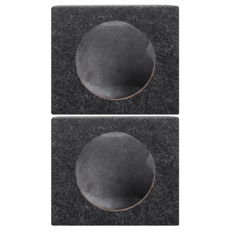 BBTO 2 Pcs Angled Style Car Audio Speaker Box 6 x 9 Inch Car Audio Enclosures Sturdy Constructed Truck Speaker Box for Home Vehicle Subwoofer Sound Supplies (8.75 x 4.25 x 7.75 Inch) - Image 3