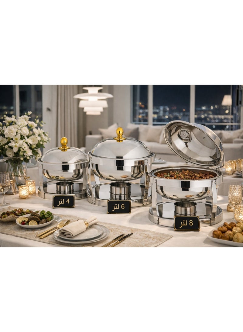 Maxima High Quality Stainless Steel Buffet Food Warmer Made in India - Image 1