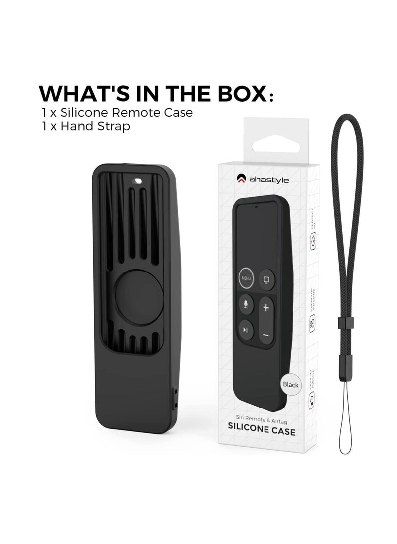 Y&D - SYOSI Protective Case for Apple TV Siri Remote [1st Gen] with AirTag Holder, Anti Slip Silicone Cover Compatible 2016 HD and 2017 4K Generation] - Image 1