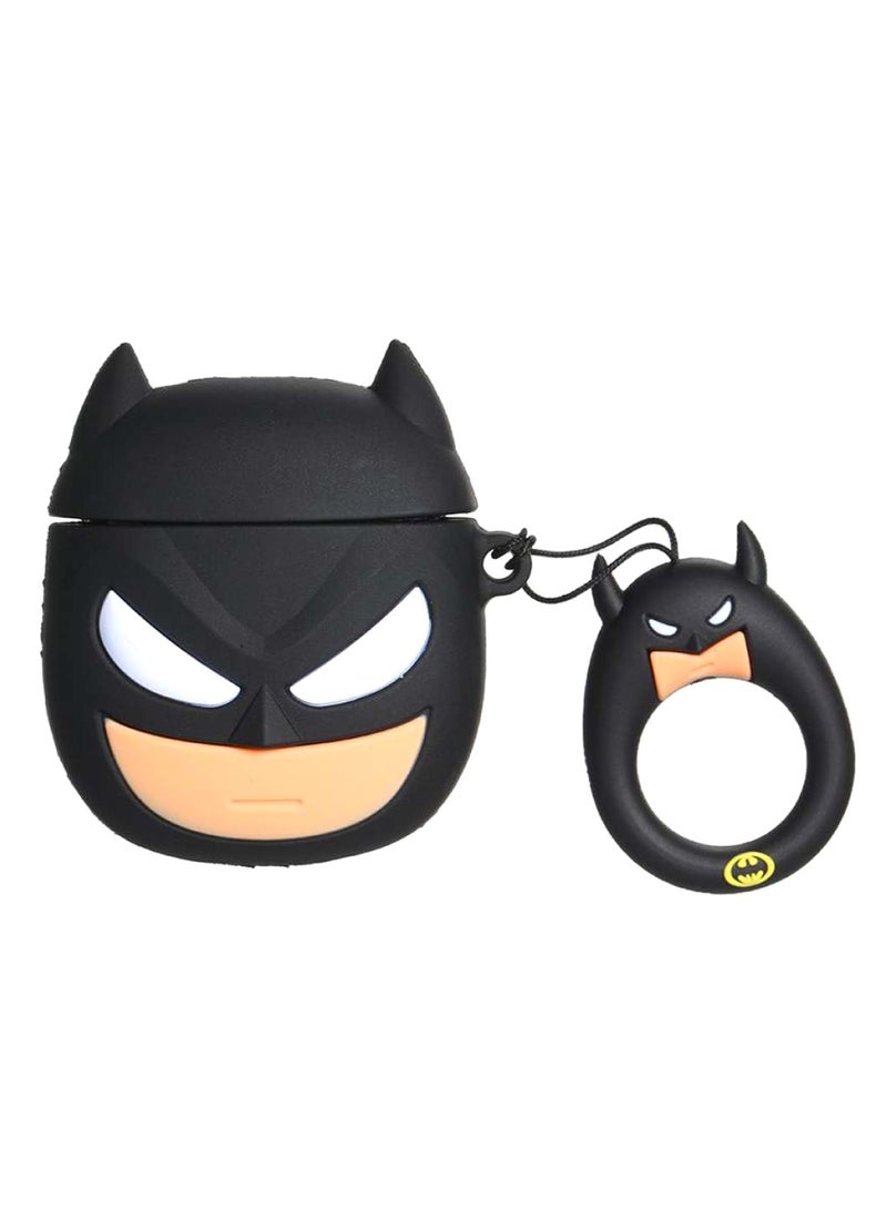3D Batman Clamshell Earphone Sleeve Black/Beige/White - Image 1