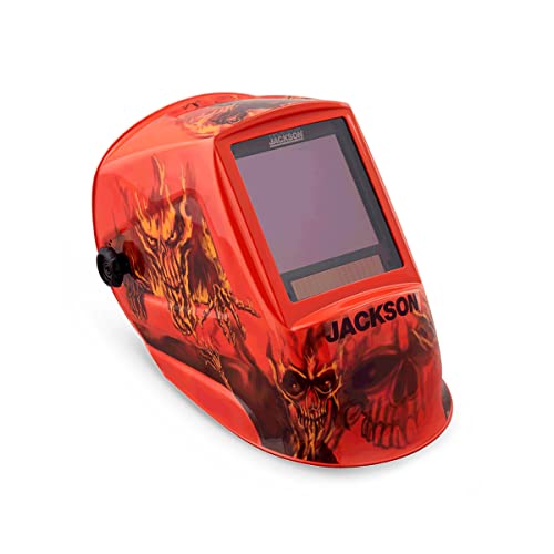 Jackson Safety Premium Graphic Welding Hood with ADF - Ultra Lightweight Auto Darkening Welding Helmet - ANSI Z87.1 (Multiple Styles) - Image 1