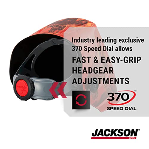 Jackson Safety Premium Graphic Welding Hood with ADF - Ultra Lightweight Auto Darkening Welding Helmet - ANSI Z87.1 (Multiple Styles) - Image 4