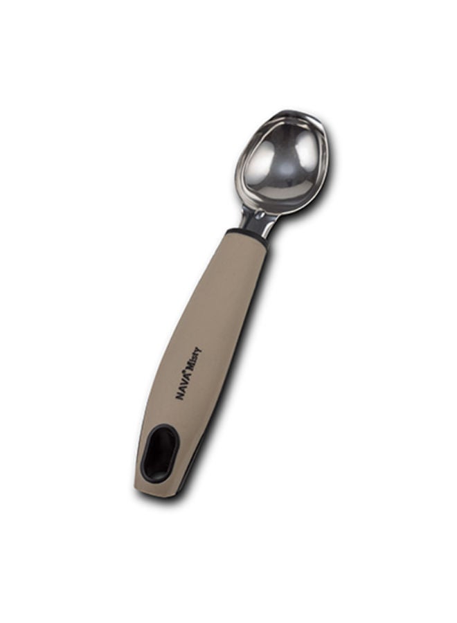 NAVA Stainless Steel Ice Cream Scoop "Misty" -Beige - Image 1