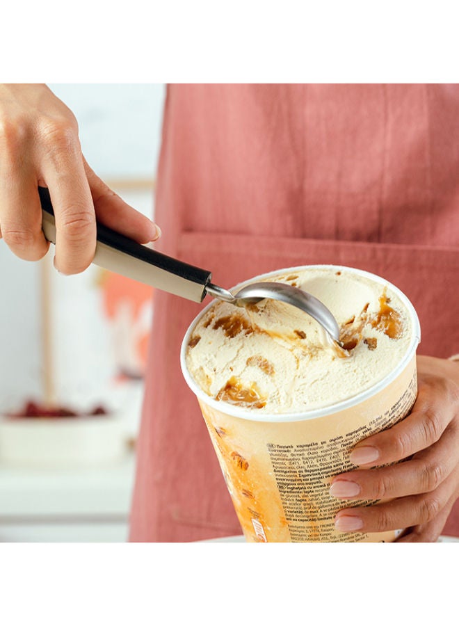 NAVA Stainless Steel Ice Cream Scoop "Misty" -Beige - Image 3