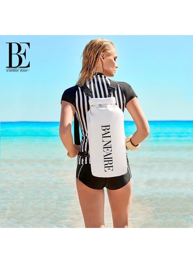 Balneaire Waterproof Swimming Bag, Protective Storage Pouch, Backpack, Beach Handbag, Bfsb004, 5l, White - Image 4