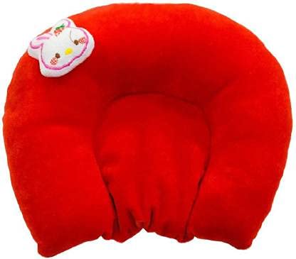Chinmay Kids New Born Baby Soft Head Pillow with Mustard Seed, 0-3 Years Age Group, Pack of 2 (Red- Yellow) - Image 3