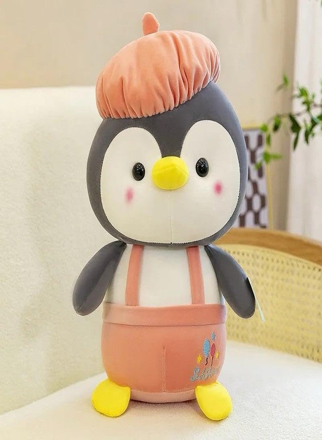 Softdreams Soft Plush Toy for Kids - Cute Stuffed Animal Soft Toy - Soft Cuddly Toy for Baby Boys & Girls, Return Gift & Room Décor -Random Color Cap Penguin 35cm - Image 1