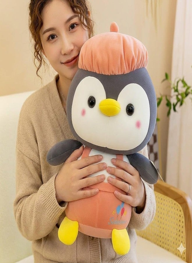 Softdreams Soft Plush Toy for Kids - Cute Stuffed Animal Soft Toy - Soft Cuddly Toy for Baby Boys & Girls, Return Gift & Room Décor -Random Color Cap Penguin 35cm - Image 3