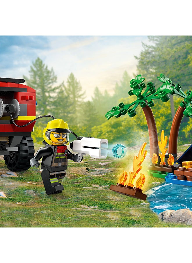 LEGO City 4x4 Fire Engine with Rescue Boat 60412 (301) Pieces