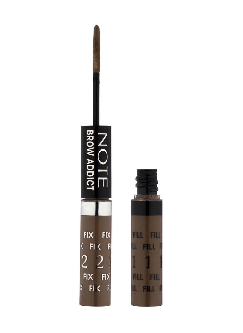 Note - Note Brow Addict Tint & Shaping Gel 02 - Light Brown - Image 1