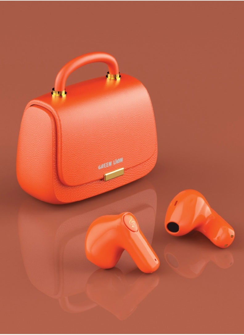 GREEN LION - Queen's True Wireless Earbuds - Orange - Image 1