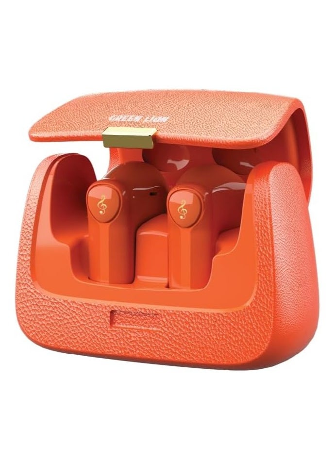 GREEN LION - Queen's True Wireless Earbuds - Orange - Image 1