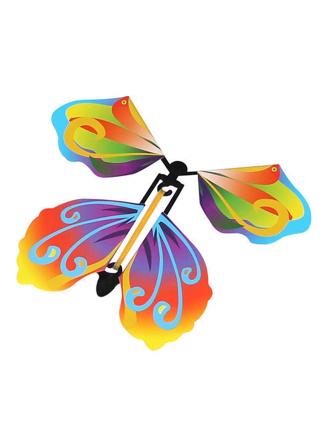 NIBEMINENT 5-Piece Magical Rubber Band Flying Butterfly Toys - Image 3