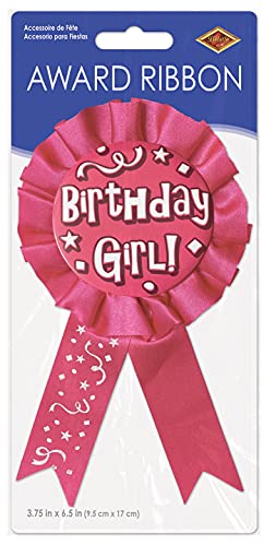 Beistle Birthday Girl! Award Ribbon - Image 4