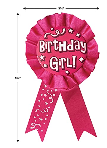 Beistle Birthday Girl! Award Ribbon - Image 2
