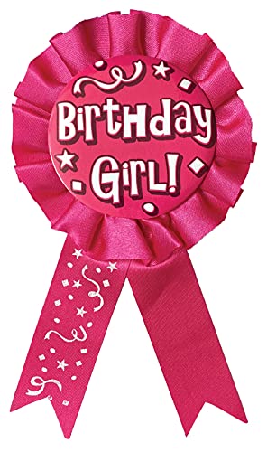 Beistle Birthday Girl! Award Ribbon - Image 1