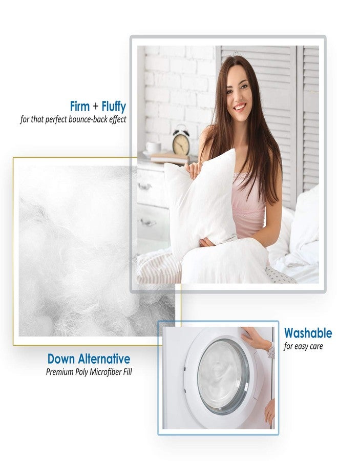 كلارا كلارك وسائد كلارا كلارك - حشوات وسائد فاخرة للأريكة، مقاس 18 بوصة × 18 بوصة - طقم من 4 قطع - Image 4