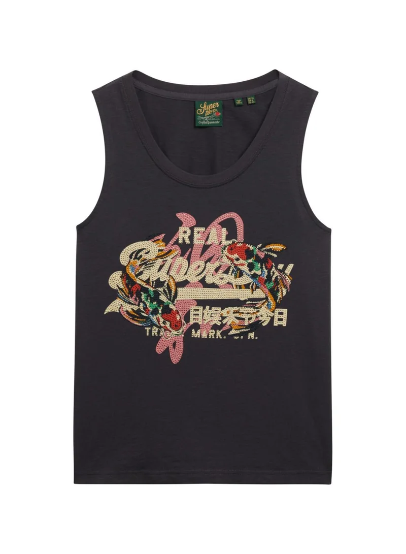 Superdry Vl Tokyo Scoop Neck Tank