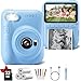 Gofunly Kids Camera Instant Print 30 HD 32MP Birthday Gifts for 312 Year Old Girls Boys 1080P Digital Camera for Toddler Children Portable Toy with 32GB SD CardBlue - Image 3
