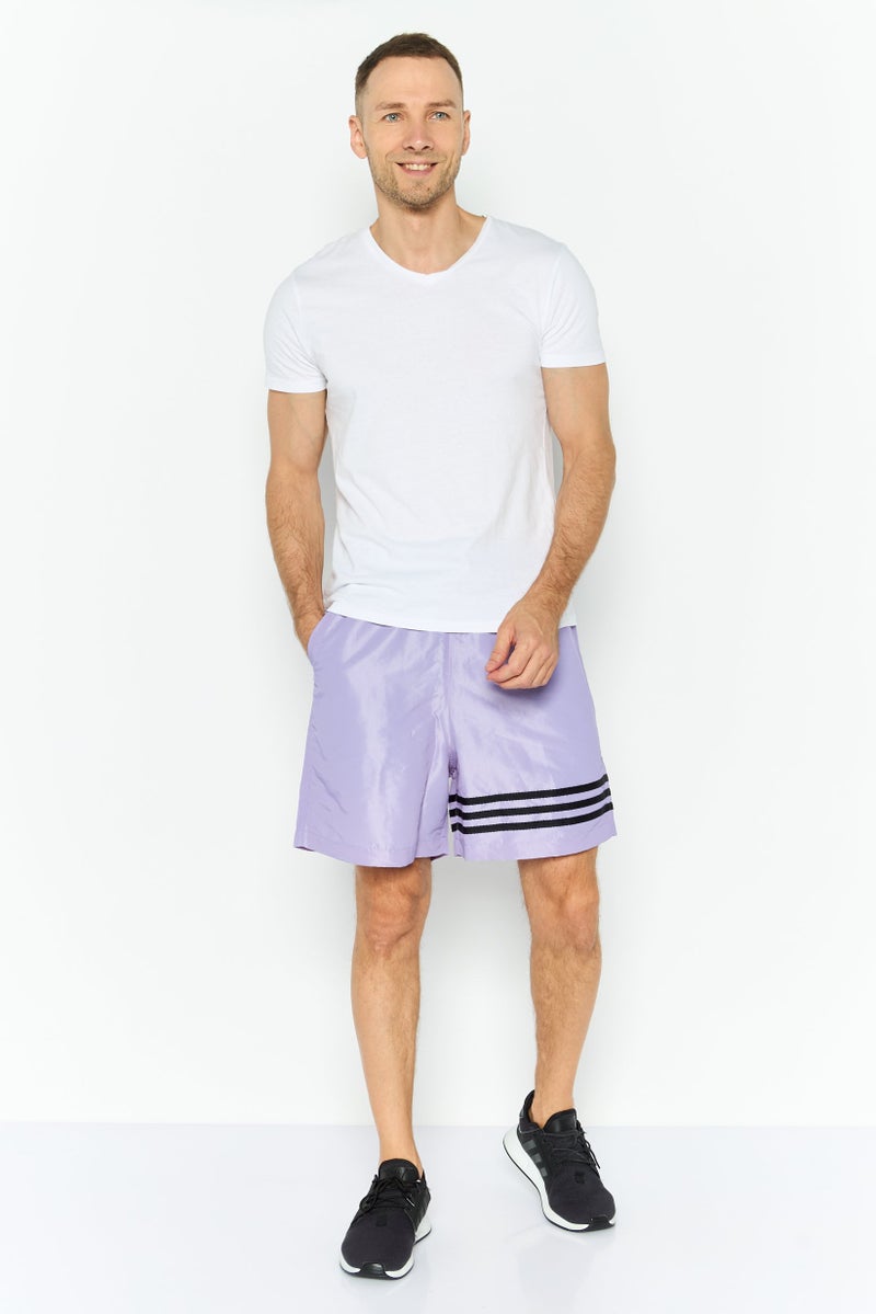 adidas Originals Men Sportswear Fit Outdoor Shorts, Lavender  - Image 2
