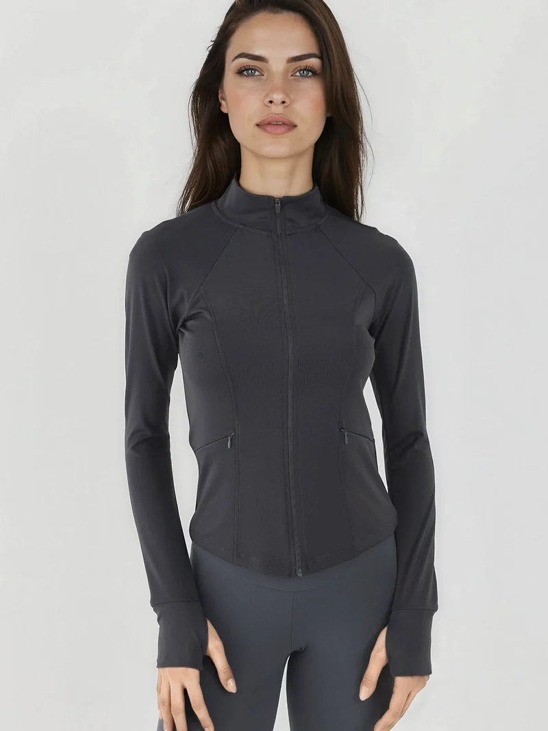 HICCUP Fitted Knitted Turtleneck Active Top