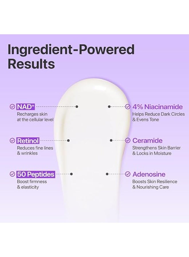 numbuzin No.9 Nad+ Retinol Volumetox Eye Cream Hydrating Soothing Face Serum For All Skin Types 10ml - Image 5