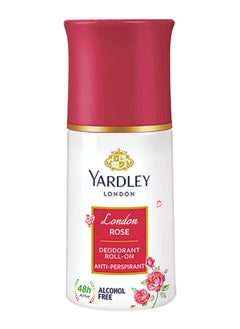 Yardley London London Rose Anti-Perspirant Deodorant Roll-On Body Deodorant Roll-On For Women 48-Hour Active Sweat Protection Alcohol-Free 50ml - pzsku/Z48BB8FE81A572F6E307AZ/45/_/1713772054/530a5479-3f82-486d-9c74-7c7cee9a8c94