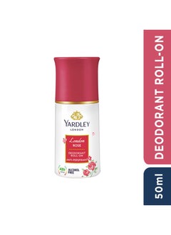 Yardley London London Rose Anti-Perspirant Deodorant Roll-On Body Deodorant Roll-On For Women 48-Hour Active Sweat Protection Alcohol-Free 50ml - pzsku/Z48BB8FE81A572F6E307AZ/45/_/1713772054/b7f6b6d7-e6b7-47cf-9afb-4a599331adc2