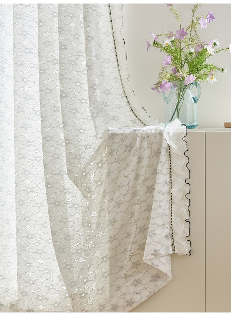 QBAID Sheer Curtain Panel for Home – Simple & Modern Design, Multiple Sizes - Image 3