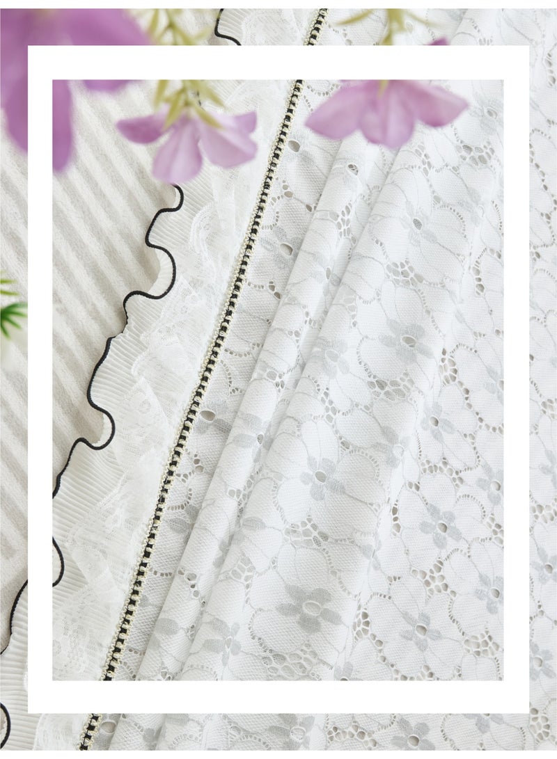 QBAID Sheer Curtain Panel for Home – Simple & Modern Design, Multiple Sizes - Image 4