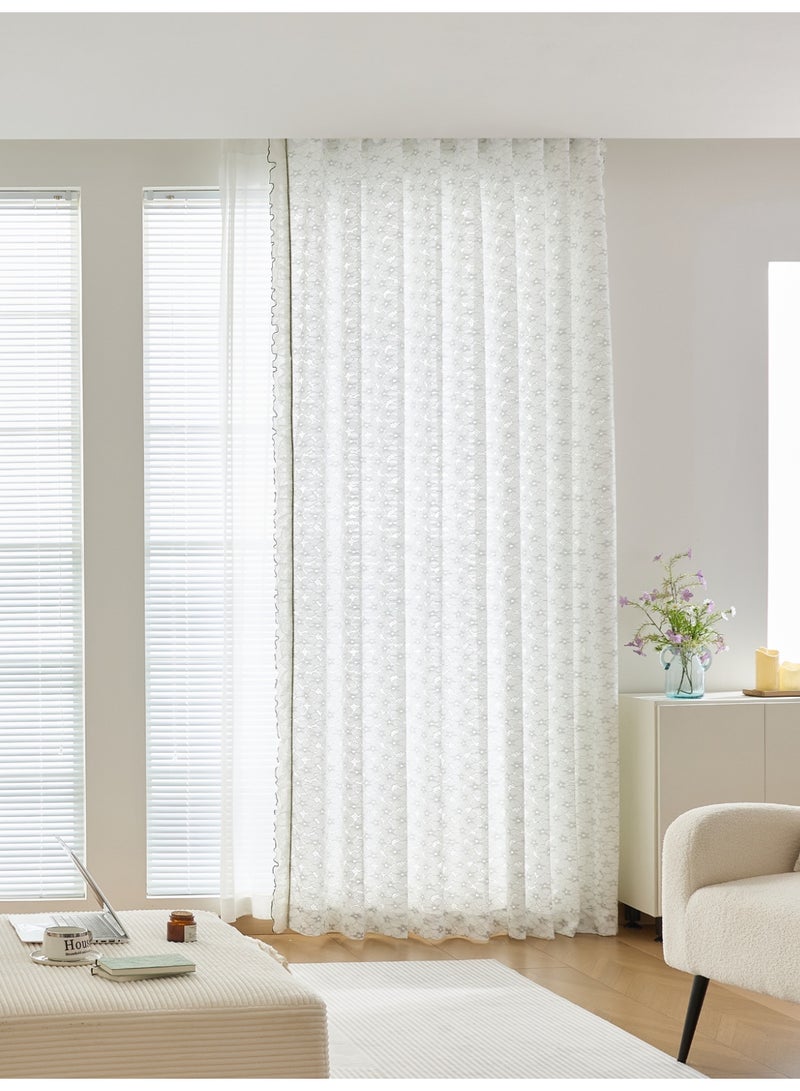 QBAID Sheer Curtain Panel for Home – Simple & Modern Design, Multiple Sizes - Image 2