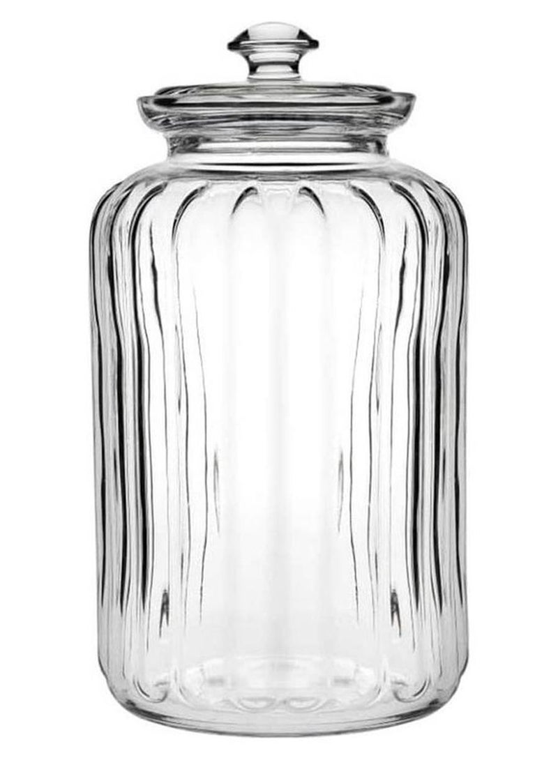 Pasabahce Glass Jar With Glass Lid Viva Clear 1500ml - Image 1