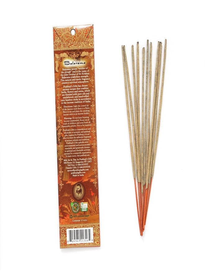 برابوجيز جيفتس راماكريشناناندا، أعواد بخور بالارام بالقرنفل والليمون، 10 قطع - Image 5