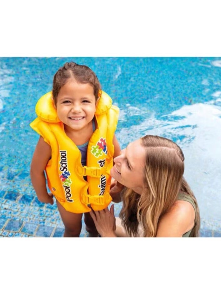 INTEX Pool School - Deluxe Swim Vest 50x47cm - Image 2