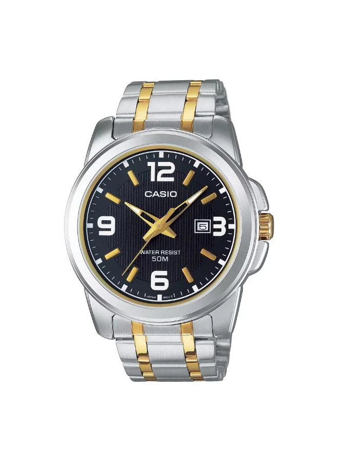 CASIO Men's Stainless Steel Analog Watch MTP-1314SG-1A - 44.9 mm