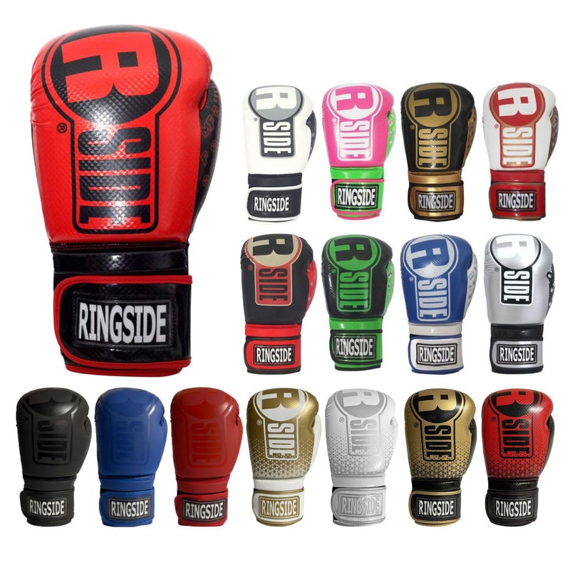 Ringside Apex Flash Sparring Gloves IMFTech Boxing Gloves with Secure Wrist Support Synthetic Boxing Gloves for Men and Women Red and Black 16 oz - Image 2