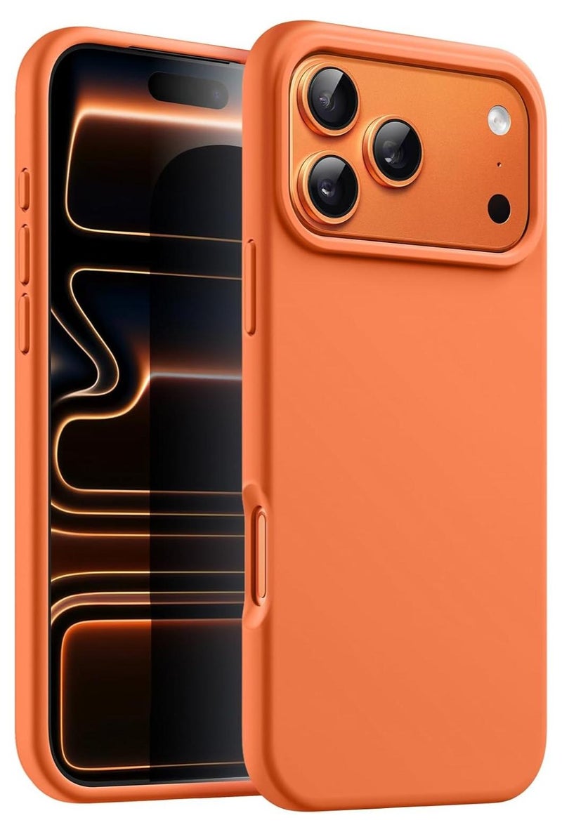 iPhone 17 Pro Max Case Liquid Silicone Shockproof Anti-Scratch Cover For iPhone 17 Pro Max with Microfiber Lining Protective Phone For iPhone 17 Pro Max - Image 1