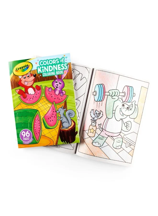 كرايولا 96-Page Coloring Book, Colors of Kindness