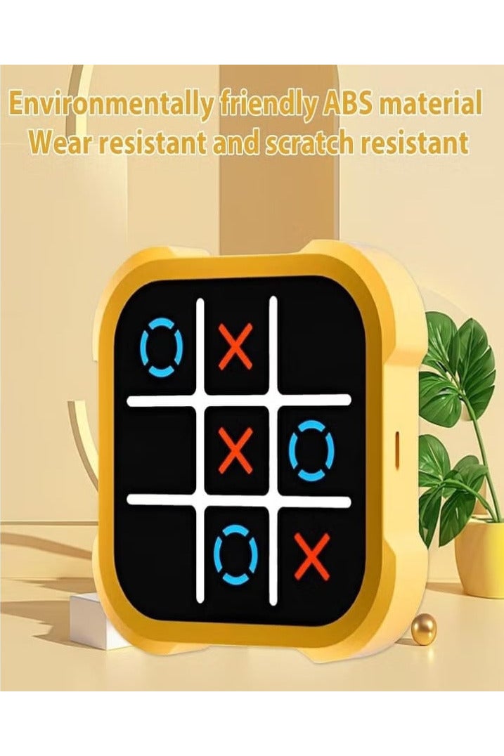 Tic-Tac-Tac-Toe Electronic Board Game Set Portable Home/Airborne Board Game Set Puzzle Game for Kids - Image 3