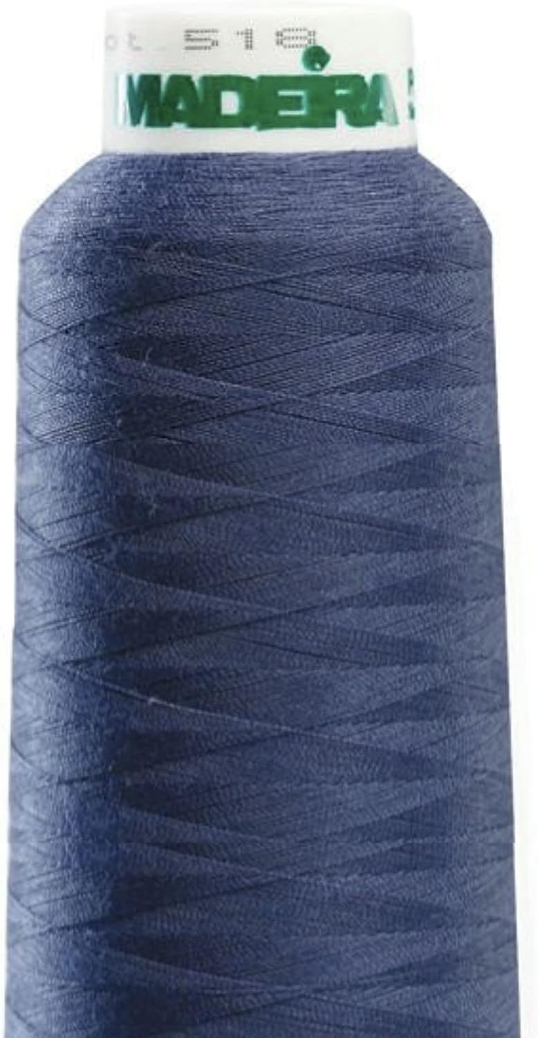 Madeira Poly Blue Steel 2000YD Serger Thread 91288105 - Image 1