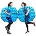 Theefun 2 Pack Bumper Balls 36inch Inflatable Sumo Ball Durable PVC Body Bubble Soccer  Giant Human Hamster Knocker Body Zorb Ball for Kids and Adults Physical Outdoor Toys Blue - Image 2