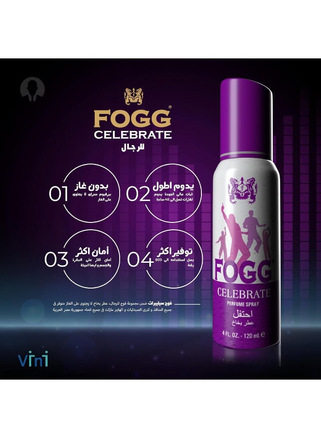 Fogg Perfume Spray Celebrate -120Ml - Image 2