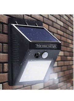 Generic mysouq.store Solar Lights for Outdoor Use with Motion Sensor LED Waterproof, Super Bright Garden Wall Light for Wall, Post, Pathway, Garden, Outdoor Light, Security Wall Light 30Led  - Image 2