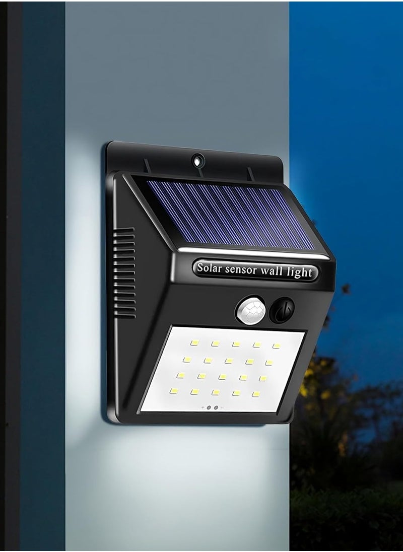 Generic mysouq.store Solar Lights for Outdoor Use with Motion Sensor LED Waterproof, Super Bright Garden Wall Light for Wall, Post, Pathway, Garden, Outdoor Light, Security Wall Light 30Led  - Image 4