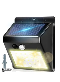 Generic mysouq.store Solar Lights for Outdoor Use with Motion Sensor LED Waterproof, Super Bright Garden Wall Light for Wall, Post, Pathway, Garden, Outdoor Light, Security Wall Light 30Led  - Image 3