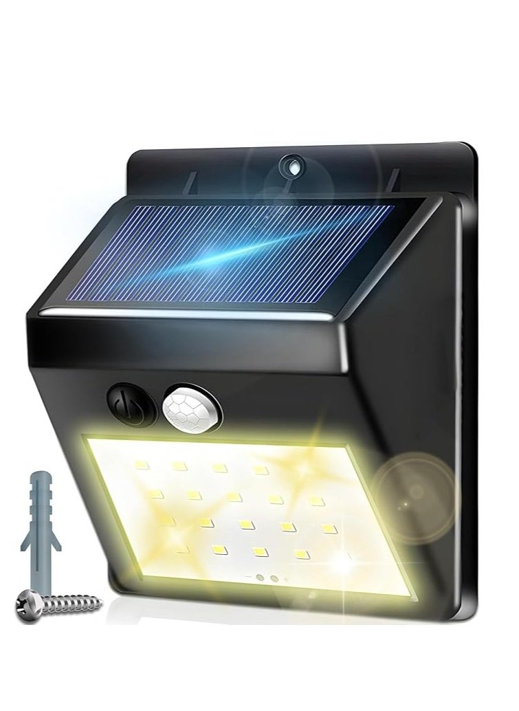 Generic mysouq.store Solar Lights for Outdoor Use with Motion Sensor LED Waterproof, Super Bright Garden Wall Light for Wall, Post, Pathway, Garden, Outdoor Light, Security Wall Light 30Led  - Image 3