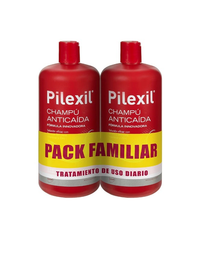 Pilexil Anti-Hair Loss Shampoo Set 2x900ml - Image 1
