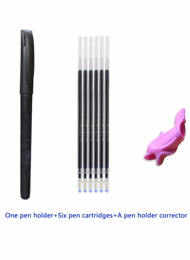 Generic - Magic Practice Copybook Set for Kids - 4 Reusable Handwriting Workbooks for English, Calligraphy, and Math Tracing with Magic Pen for Fun Learning and Skill Development. - Image 1